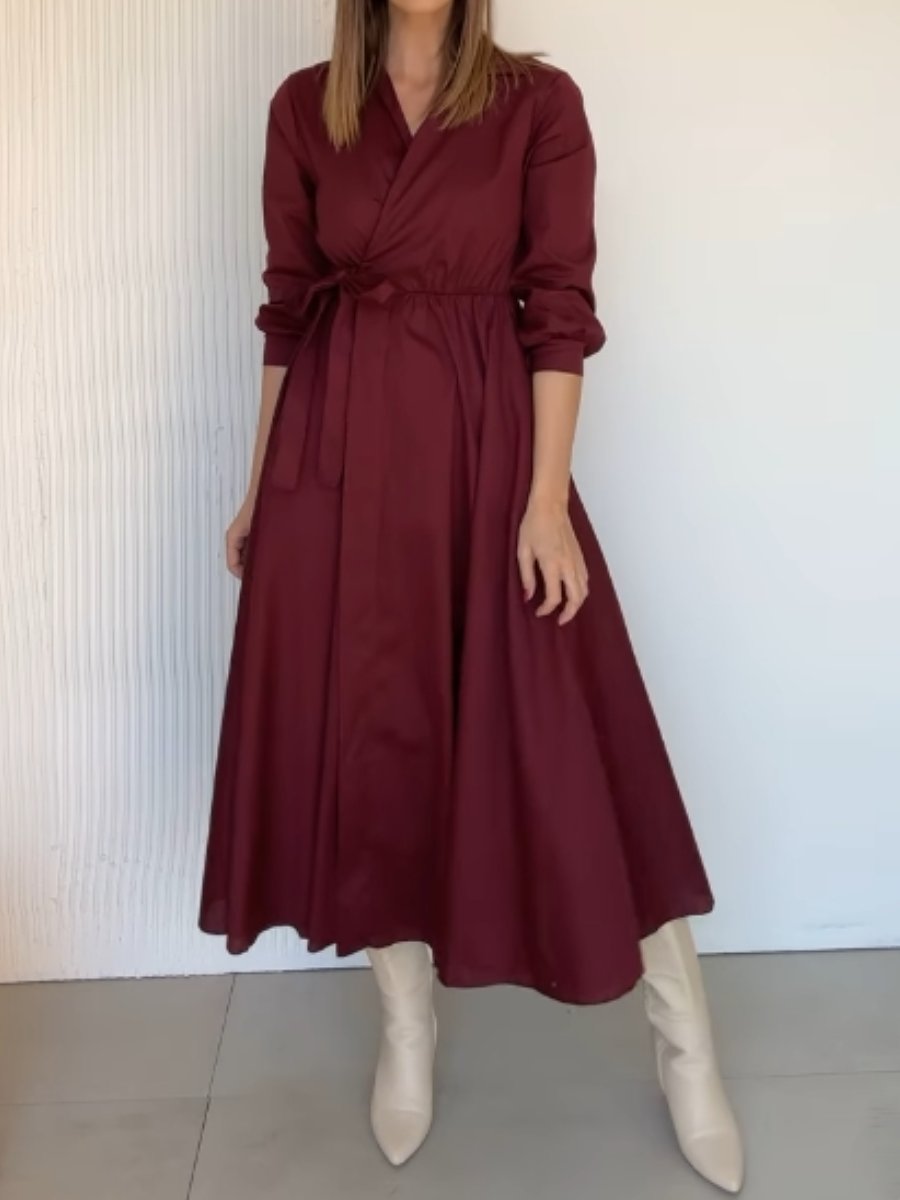 Warp Demure Shirt Maxi Dress